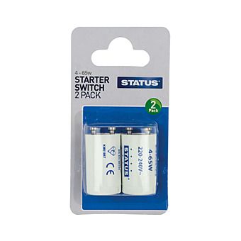 Status Fluorescent Starter 4-65W 2 Pack