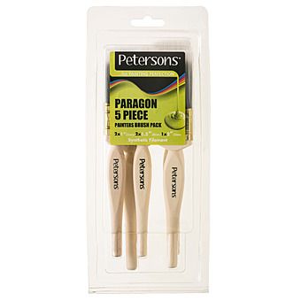 Petersons Paragon 5 Piece Painters Brush Pack