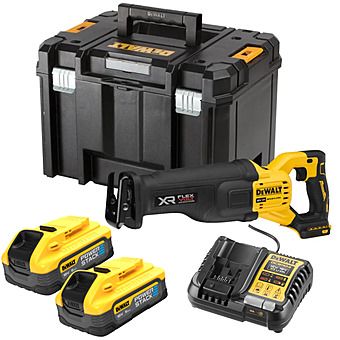 DeWalt DCS386H2T 18V XR Reciprocating Saw 2x 5.0Ah PowerStack Batteries