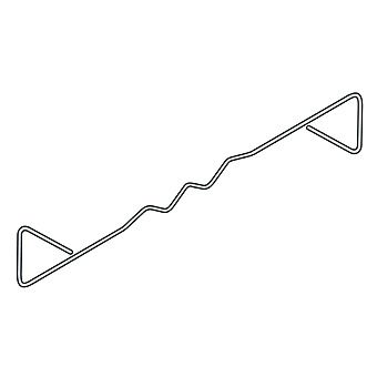 Staifix HRT4 Type 4/Type A Wall Ties 225mm 250pk