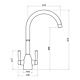 Prima Chelsea Kitchen Mixer Tap