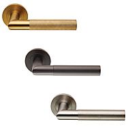 Carlisle Brass Eurospec Steelworx Crown Lever On Rose Door Handles