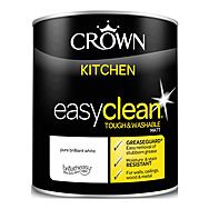 Crown Kitchen Easy Clean Pure Brilliant Matt White Breatheasy Paint 2.5L