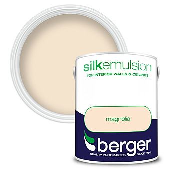 Berger Silk Emulsion Magnolia Paint 5L