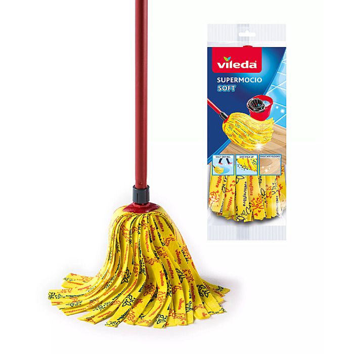 Household Supplies :: Cleaning Tools :: Mops & Accessories :: VILEDA SUPER  MOCIO floor cleaning mop with stick (VILEDA)