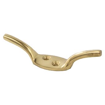 Centurion CW21P Polished Solid Brass Cleat Hook 75mm