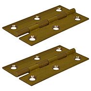 Centurion CH111P 63 x 35 x 1.6mm Solid Brass Butt Hinges