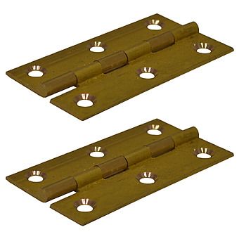 Centurion CH111P 63 x 35 x 1.6mm Solid Brass Butt Hinges