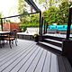 Forestboard Single Composite Decking Board 3.6m | Duo Colour Grey and Ebony 138x23mm