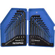 Faithfull 30 Piece Hex Key Set | Metric & Imperial