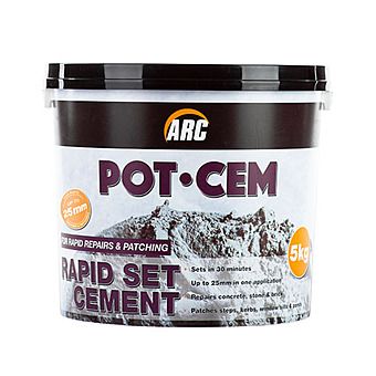 Pot-Cem Rapid Set Cement 5kg Grey