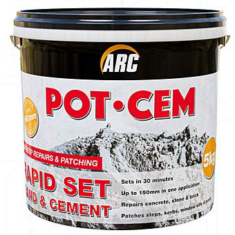 Pot-Cem Rapid Set Sand & Cement 5kg Grey