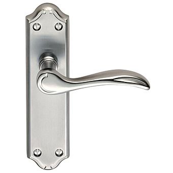 Carlisle Brass Madrid Lever Latch Door Handles Satin Chrome