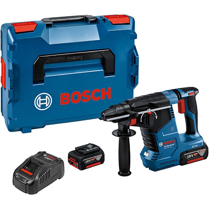 Bosch GBH 18V24 C 18V SDSPlus Rotary Hammer Drill 2x 5.0Ah Batteries