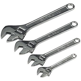 Siegen 4pc Adjustable Wrench Set (Sealey S0449)