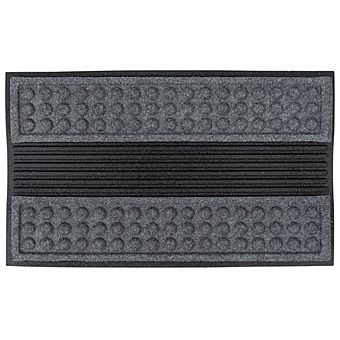 Grey Outdoor Scraper Door Mat 44 x 75cm