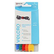 Velcro Adjustable Fabric Cable Ties 5 Pack