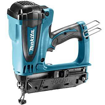 Makita GF600SE 7.2V 2nd Fix 16Ga Gas Nailer 15-64mm 2 x 1.0Ah Batteries