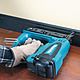 Makita GF600SE 7.2V 2nd Fix 16Ga Gas Nailer 15-64mm 2 x 1.0Ah Batteries