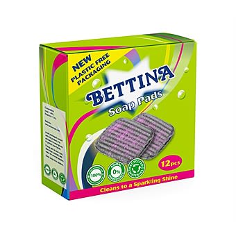 Bettina 12 Piece Metal Pre-Lathered Soap Scourers