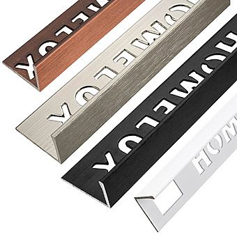 Picture of Homelux 2.5m x 12.5mm Metal Straight Edge Tile Trim