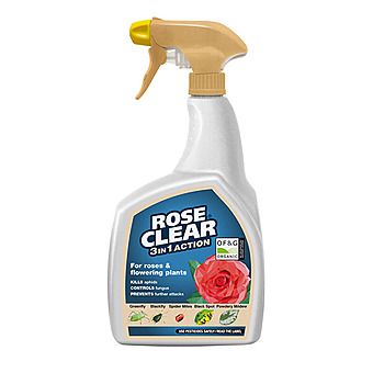 Scotts Rose Clear 3 in 1 Action Plant and Insecticide Spray - 800ml