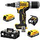 DeWalt DCF414E2T 18V XR 1/4&quot; 6.3mm Brushless Riveter 2x 1.7Ah PowerStack Batteries