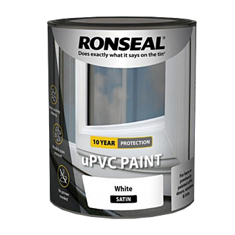 Ronseal uPVC Paint White Satin 750ml