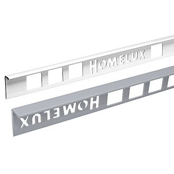 Picture of Homelux 2.5m x 12.5mm PVC Straight Edge Tile Trim