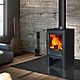 Hi-Flame R5 Eco Wood burning Stove With Log Store 