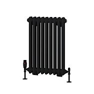 Eastbrook Rivassa 2 Column Matt Black Radiator