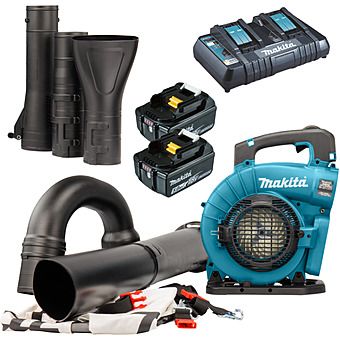 Makita DUB363PT2V 36V (18V x2) Leaf Blower & Vacuum 2x 5.0Ah Batteries