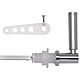 Croydex Contemporary Chrome Toilet Cistern Lever Handle