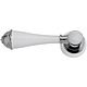Croydex Classic White Chrome Toilet Cistern Lever Handle