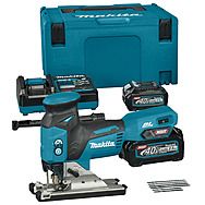 Makita JV001GD201 40Vmax XGT Barrel Grip Jigsaw 2x 2.5Ah Batteries