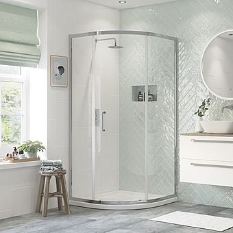 Flex 900mm 1 Door Quadrant Shower Enclosure