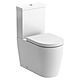 Cilantro Rimless Comfort Height WC And Soft Close Seat