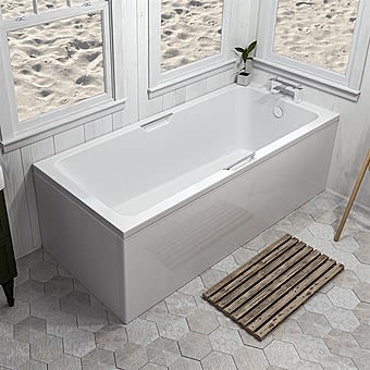 Picture of Eastbrook Portland Single Ended Twin Grip Bath