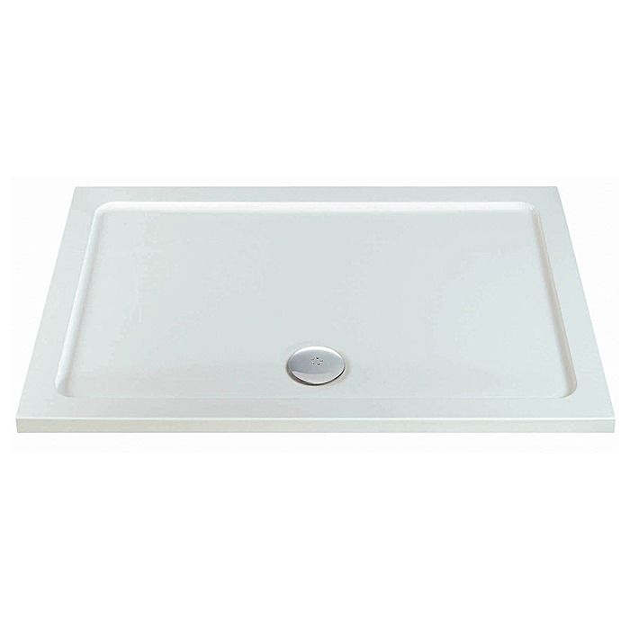 Phoenix XStone Gloss White Shower Tray Ray Grahams DIY Store