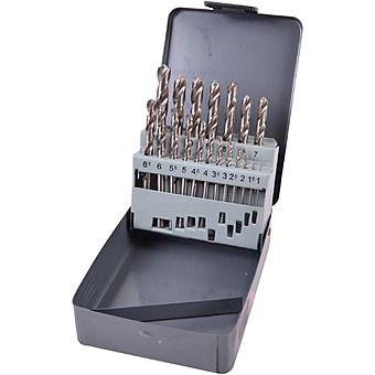 Maktia 19 Piece 1-10mm HSS-G Drill Bit Set P-19906