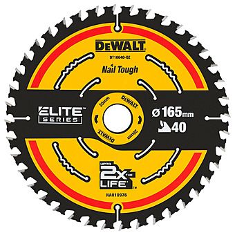 Dewalt DT10640 165mm x 20mm 40T Circular Saw Blade