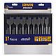 Irwin 4041002 17 Piece Blue Groove 4X Spade Bit Set