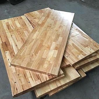 Picture of Rubberwood Hevea Laminated Timber Hardwood Boards 710mm x 30mm