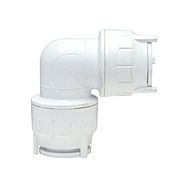 Polyfit Demountable Elbow 15mm White