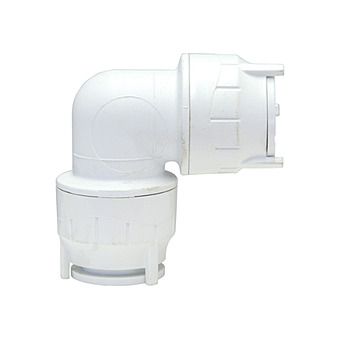 Polyfit Demountable Elbow 15mm White