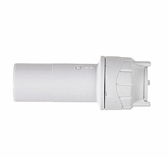 Polyfit Demountable Socket Reducer 22mm x 15mm White