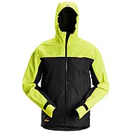 Snickers 1303 AllroundWork Shell Jacket Black/Neon Yellow