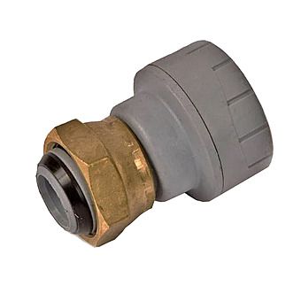 Polyplumb Straight Tap Connector 22mm x 3/4 Inch