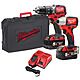 Milwaukee M18 BLPP2A2-502X 18V Combi Drill Impact Driver Twinpack 2 x 5.0Ah Batteries M18BLPD2 M18BLID2