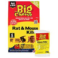 The Big Cheese Rat & Mouse Killer Grain Bait Sachets 6 Pack